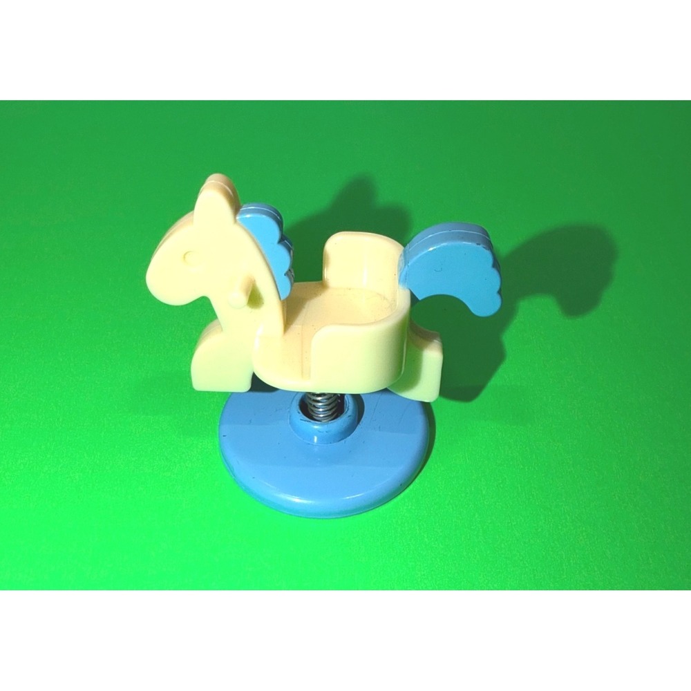 Calico Critters Sylvanian Families Blue Cream Spring Horse Playground Toy Epoch
